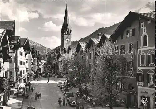 Kitzbuehel Tirol Innenstadt Kirche Wintersportplatz Luftkurort Kat. Kitzbuehel