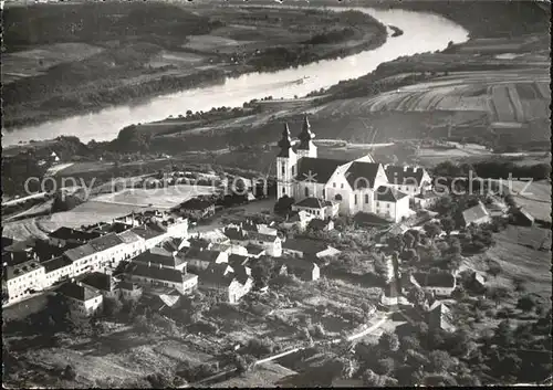 Maria Taferl Fliegeraufnahme Wallfahrtsort Wallfahrtskirche Kat. Maria Taferl