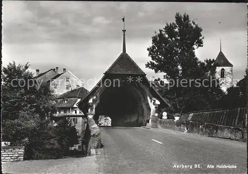 Aarberg Alte Holzbruecke Kat. Aarberg