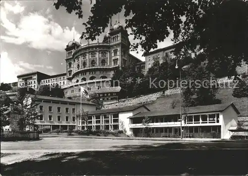 Bern BE Jugendhaus mit Parlamentsgebaeude Kat. Bern