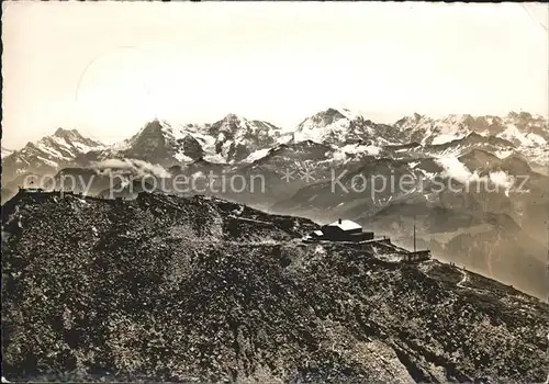 Niesen Kulm Fliegeraufnahme Kat. Niesen Kulm