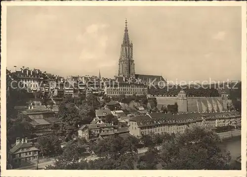 Bern BE Muenster und Plattform Kat. Bern