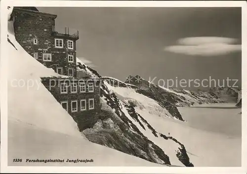 Jungfraujoch Forschungsinstitut Kat. Jungfrau