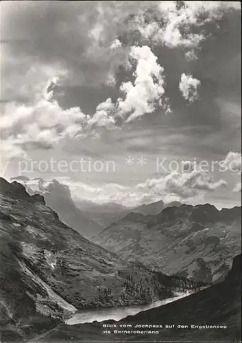 Jochpass mit Blick zum Engstlensee und ins Berner Oberland Kat. Jochpass