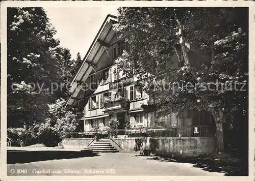 Affoltern Emmental Gasthof zum Loewen Kat. Affoltern Emmental