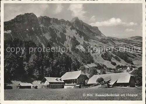 Schangnau Kemmeribodenbad mit Hohgant Kat. Schangnau