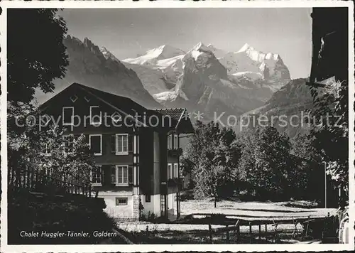 Hasliberg Goldern Chalet Huggler mit Wetter und Engelhoerner Kat. Hasliberg Goldern