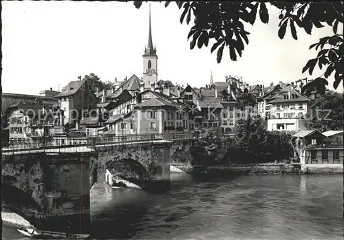 Bern BE Nydeggbruecke mit Altstadt Kat. Bern