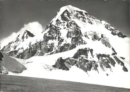 Jungfraujoch Mit Eiger und Moench Kat. Jungfrau