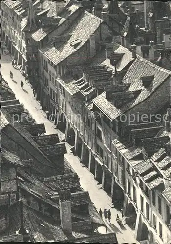 Bern BE Blick vom Muenster in Kesslergasse Kat. Bern