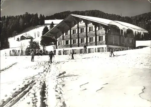 Saanenmoeser Saanen Ferienheim des Laenggass Leistes Kat. Saanenmoeser