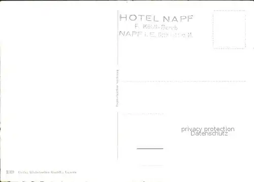 Napf Hotel Napf mit Eigr Moench Jungfrau Kat. Napf