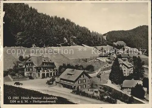 Heiligenschwendi Hotel Pension Alpenblick Kat. Heiligenschwendi