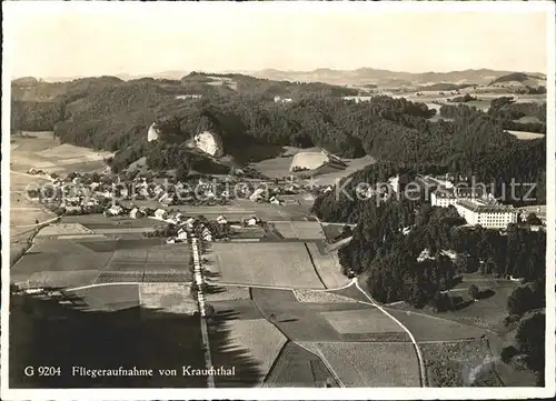 Krauchthal Fliegeraufnahme Kat. Krauchthal