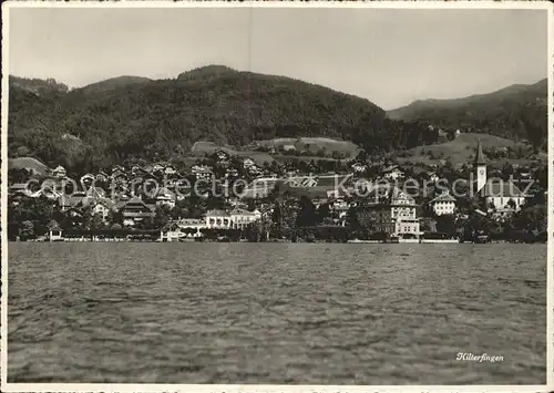 Hilterfingen Thunersee Seepanorama / Hilterfingen /Bz. Thun