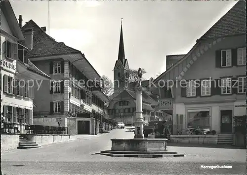 Herzogenbuchsee Platz Brunnen Kat. Herzogenbuchsee