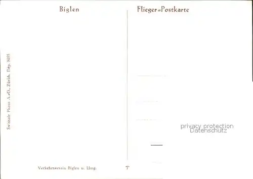 Biglen Fliegeraufnahme Kat. Biglen