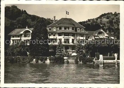 Gunten Hotel Hirschen am Thunersee Kat. Gunten