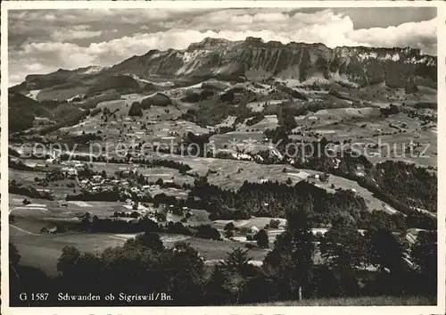 Schwanden BE Panorama Kat. Schwanden BE