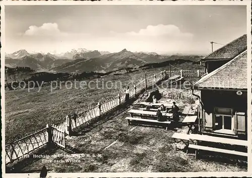 Hochalp mit Urnaesch Westblick Kat. Hochalp