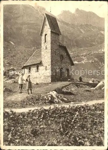 Weissbad Bergkirche auf Meglisalp Kat. Weissbad