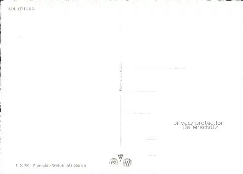 Solothurn Panorama Kat. Solothurn