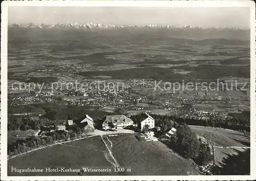 Weissenstein SO Hotel Kurhaus Weissenstein Panorama Fliegeraufnahme Kat. Weissenstein Solothurn