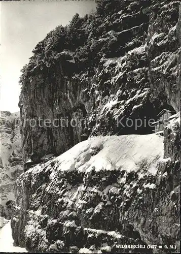 Aescher Wildkirchli Berggasthaus Kat. Weissbad