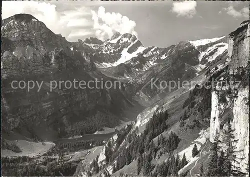 Ebenalp mit Seealpsee Meglisalp Marwies Altmann Kat. Ebenalp