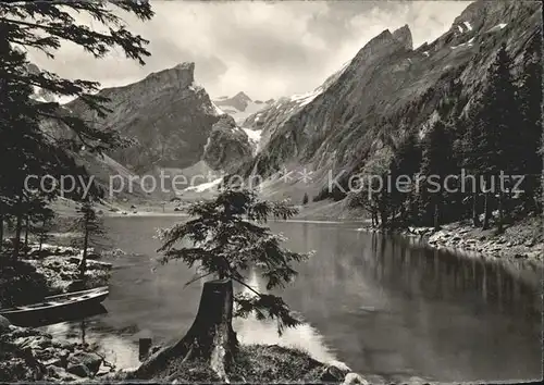 Seealpsee mit Rossmad und Saentis Kat. Schwende