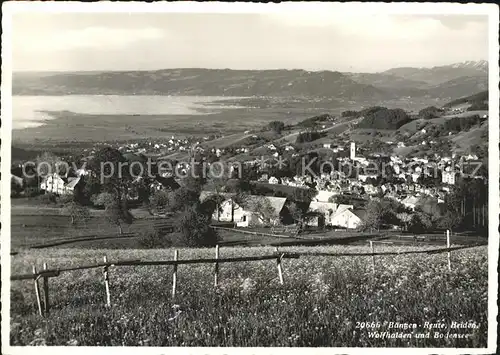 Reute AR mit Baenzen Heiden Wolfhalden und Bodensee Kat. Reute