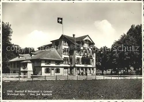 Weissbad Gasthof zum Gemsle Kat. Weissbad