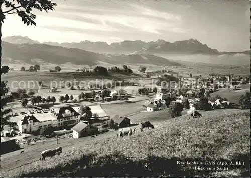 Gais AR Krankenhaus mit Saentis / Gais /Bz. Mittelland