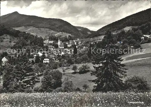 Langenbruck Basel Land Totalansicht Kat. Langenbruck