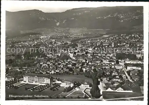 Solothurn Fliegeraufnahme Kat. Solothurn