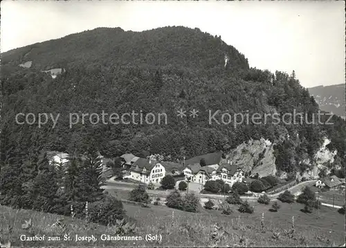 Gaensbrunnen Gasthof zum St Joseph Kat. Gaensbrunnen