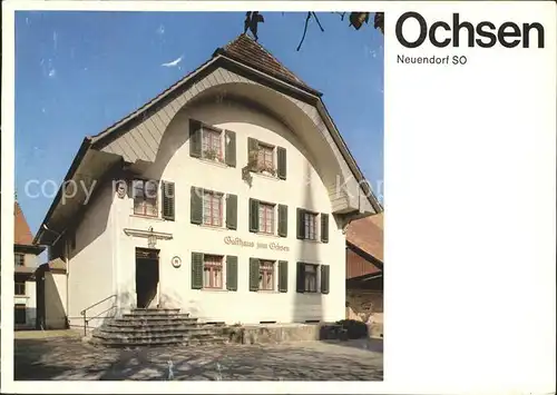 Neuendorf SO Gasthaus zum Ochsen Kat. Neuendorf