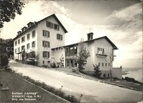 Wienacht Tobel Kurhaus Landegg mit Bodenseeblick Kat. Wienacht Tobel