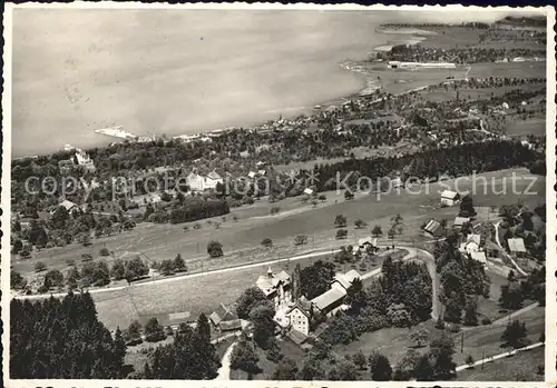 Wienacht Tobel Fliegeraufnahme Kurhaus Landegg mit Bodensee Kat. Wienacht Tobel