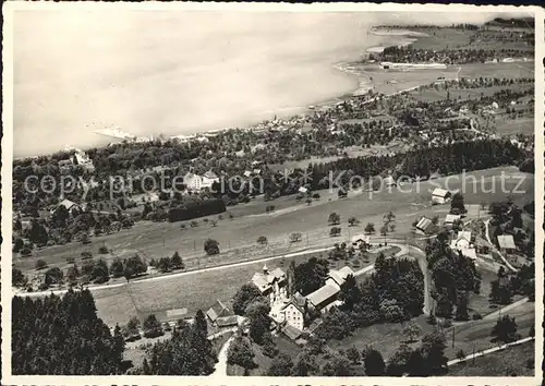 Wienacht Tobel Fliegeraufnahme Kurhotel Landeck mit Bodensee Kat. Wienacht Tobel