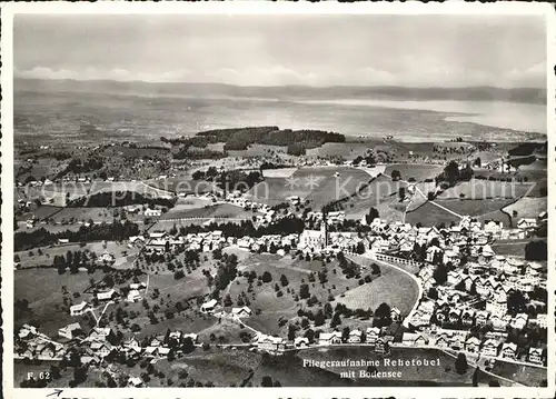 Rehetobel mit Bodensee Fliegeraufnahme Kat. Rehetobel