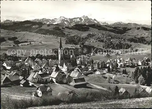 Rehetobel mit Trogen Altmann und Saentis Kat. Rehetobel