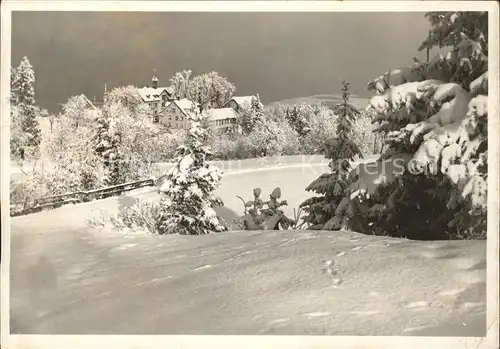 Wienacht Tobel Kurhaus Landegg Bodensee Winter Kat. Wienacht Tobel