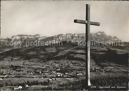 Appenzell IR Alpstein Kreuz Kat. Appenzell