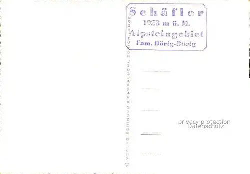 Schaefler Altenalptuerme Saentis Kat. Schaefler