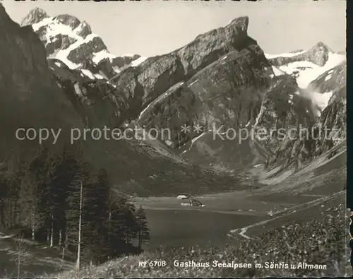 Seealpsee Saentis Altmann Kat. Schwende