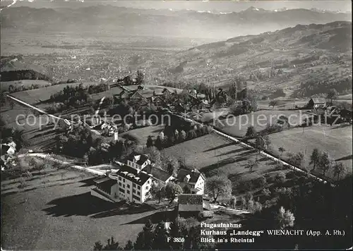 Wienacht Tobel Fliegeraufnahme Kurhaus Landegg Kat. Wienacht Tobel