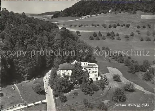 Waldegg Interlaken Kurhaus Fliegeraufnahme Kat. Waldegg