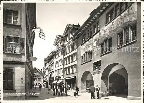 Appenzell IR Hauptgasse Kat. Appenzell