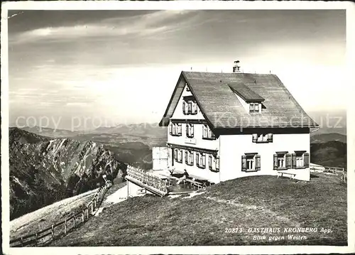 Appenzell IR Gasthaus Kronberg Westen Kat. Appenzell